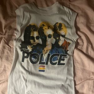 Police 1983 ORIGINAL synchronicity tour band tee